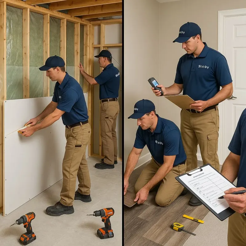 Repairs and Reconstruction process in Hampshire County, MA